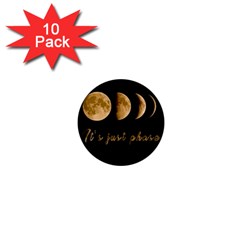 Moon Phases  1  Mini Buttons (10 Pack)  by Valentinaart