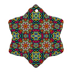 Jewel Tiles Kaleidoscope Ornament (snowflake) by WolfepawFractals