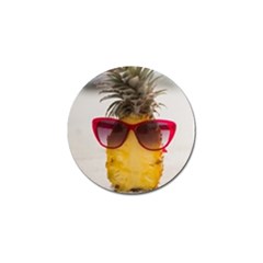 Pineapple With Sunglasses Golf Ball Marker (4 Pack)