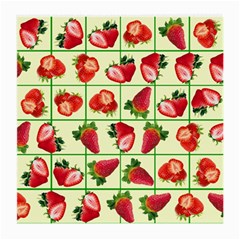 Strawberries Pattern Medium Glasses Cloth by SuperPatterns