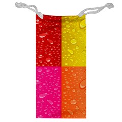 Color Abstract Drops Jewelry Bag by BangZart