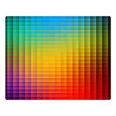 Blurred Color Pixels Double Sided Flano Blanket (large)  by BangZart