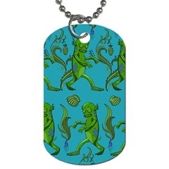 Swamp Monster Pattern Dog Tag (one Side) by BangZart