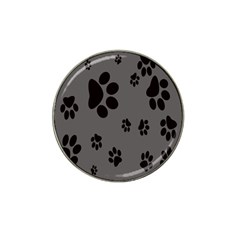 Dog Foodprint Paw Prints Seamless Background And Pattern Hat Clip Ball Marker (10 Pack) by BangZart