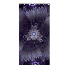 Amazing Fractal Triskelion Purple Passion Flower Shower Curtain 36  X 72  (stall)  by jayaprime