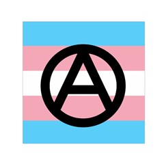 Anarchist Pride Small Satin Scarf (square)  by TransPrints