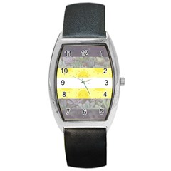 Cute Flag Barrel Style Metal Watch by TransPrints