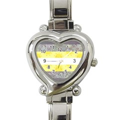 Cute Flag Heart Italian Charm Watch by TransPrints