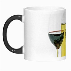 White Wine Red Wine The Bottle Morph Mugs by BangZart