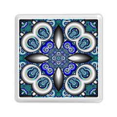 Fractal Cathedral Pattern Mosaic Memory Card Reader (square)  by BangZart