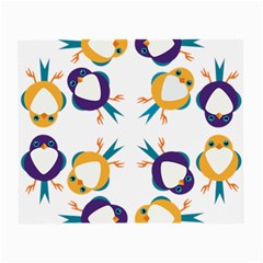 Pattern Circular Birds Small Glasses Cloth by BangZart