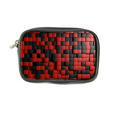 Black Red Tiles Checkerboard Coin Purse by BangZart