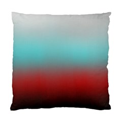 Frosted Blue And Red Standard Cushion Case (two Sides) by digitaldivadesigns