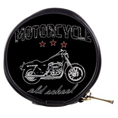 Motorcycle Old School Mini Makeup Bags by Valentinaart