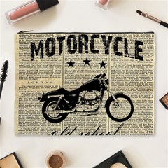 Motorcycle Old School Cosmetic Bag (xl) by Valentinaart