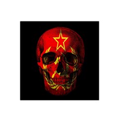 Russian Flag Skull Satin Bandana Scarf by Valentinaart