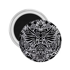 Tattoo Tribal Owl 2 25  Magnets