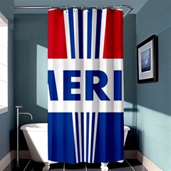 America  Shower Curtain 36  X 72  (stall) 