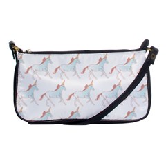 Unicorn Pattern Shoulder Clutch Bags by paulaoliveiradesign