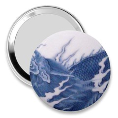 Blue Chinese Dragon 3  Handbag Mirrors