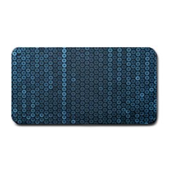 Blue Sparkly Sequin Texture Medium Bar Mats by paulaoliveiradesign