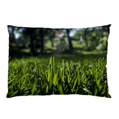 Green Grass Field Pillow Case (two Sides)