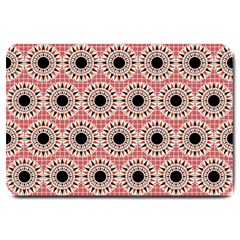 Black Stars Pattern Large Doormat  by linceazul