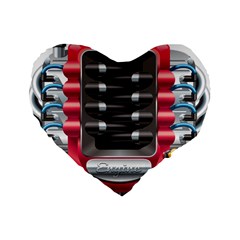 Car Engine Standard 16  Premium Heart Shape Cushions by BangZart