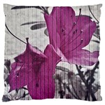 Vintage Style Flower Photo Large Cushion Case (One Side) Front