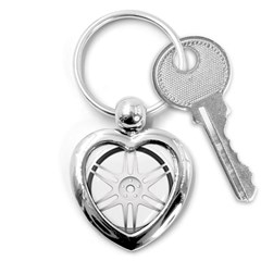 Wheel Skin Cover Key Chains (heart)  by BangZart