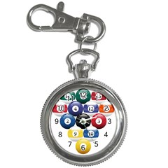 Racked Billiard Pool Balls Key Chain Watches by BangZart