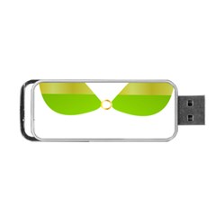 Green Swimsuit Portable Usb Flash (one Side) by BangZart