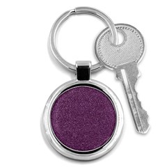 Purple Colorful Glitter Texture Pattern Key Chains (round)  by paulaoliveiradesign