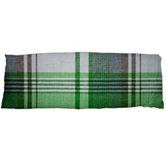 Plaid Fabric Texture Brown And Green Body Pillow Case (dakimakura) by BangZart