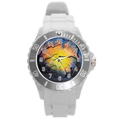 Soul Offering Round Plastic Sport Watch (l)