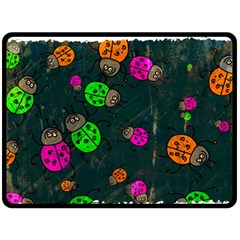 Abstract Bug Insect Pattern Double Sided Fleece Blanket (large)  by BangZart