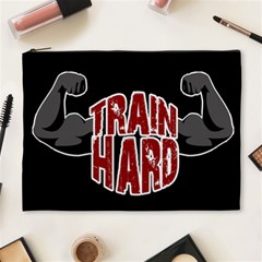 Train Hard Cosmetic Bag (xl) by Valentinaart