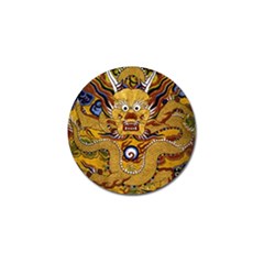 Chinese Dragon Pattern Golf Ball Marker (4 Pack)