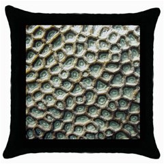 Ocean Pattern Throw Pillow Case (black)