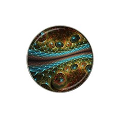 Fractal Snake Skin Hat Clip Ball Marker (10 Pack)