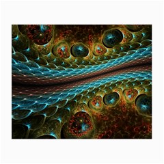 Fractal Snake Skin Small Glasses Cloth (2-side)