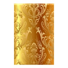 Golden Pattern Vintage Gradient Vector Shower Curtain 48  X 72  (small) 