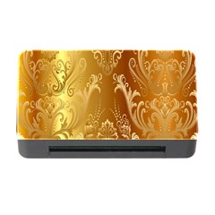 Golden Pattern Vintage Gradient Vector Memory Card Reader With Cf by BangZart