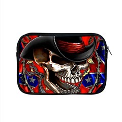 Confederate Flag Usa America United States Csa Civil War Rebel Dixie Military Poster Skull Apple Macbook Pro 15  Zipper Case by BangZart