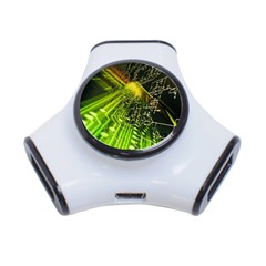 Electronics Machine Technology Circuit Electronic Computer Technics Detail Psychedelic Abstract Patt 3-port Usb Hub by BangZart