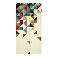 Retro Pattern Of Geometric Shapes Shower Curtain 36  X 72  (stall) 