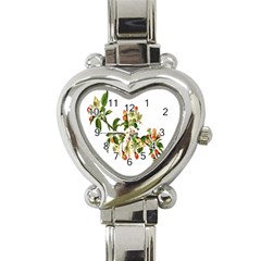 Apple Branch Deciduous Fruit Heart Italian Charm Watch