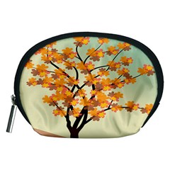 Branches Field Flora Forest Fruits Accessory Pouches (medium)  by Nexatart