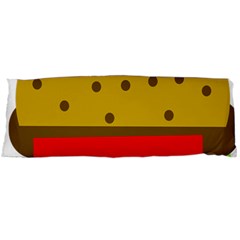 Hamburger Food Fast Food Burger Body Pillow Case (dakimakura) by Nexatart