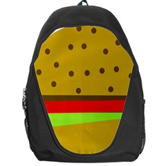 Hamburger Food Fast Food Burger Backpack Bag by Nexatart